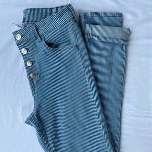 H&M Striped Denim